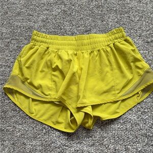 Bright Yellow Athletic Shorts